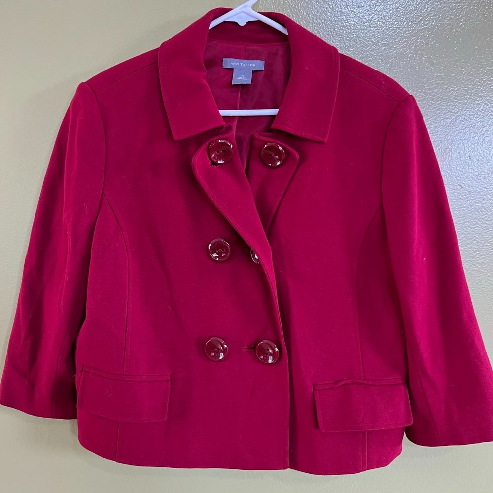 Ann Taylor Cropped Blazer